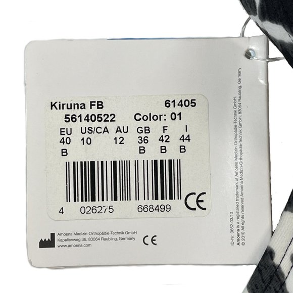 Amoena Women's Kiruna FB One-Piece Swimsuit Style# 61405, Size: 10 - NWT - Picture 6 of 6